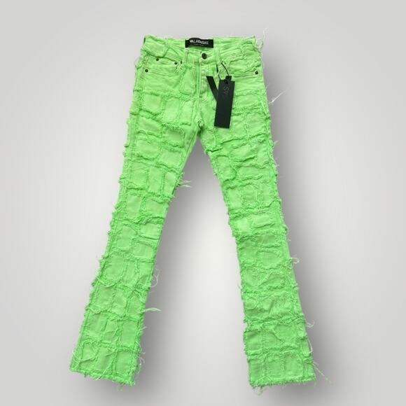 NWT VALABASAS Men's Green Jeans sz 28 - Picture 1 of 6